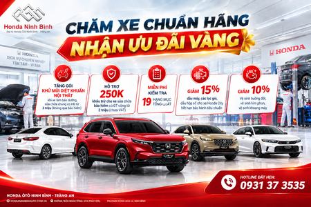 CHĂM XE CHUẨN HÃNG – NHẬN ƯU ĐÃI VÀNG