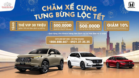 CHĂM XẾ CƯNG – TƯNG BỪNG LỘC TẾT CÙNG HONDA NINH BÌNH