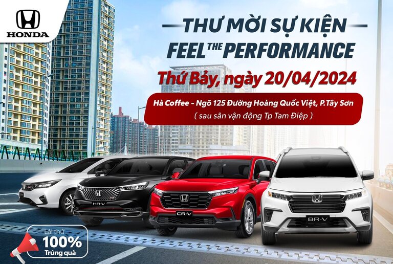 Đi "chữa lành" cuối tuần tại sự kiện FEEL THE PERFORMANCE do Honda Ôtô Ninh Bình - Tràng An tổ chức