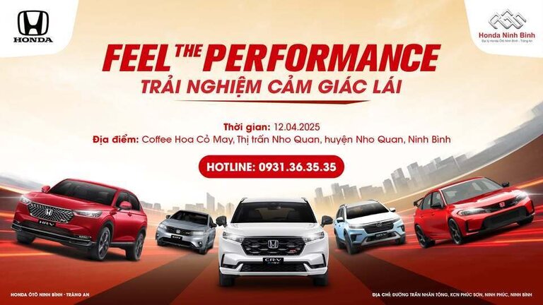 FEEL THE PERFORMANCE - LÁI THỬ XE Ô TÔ HONDA VÀ CẢM NHẬN SỰ KHÁC BIỆT TẠI HUYỆN NHO QUAN