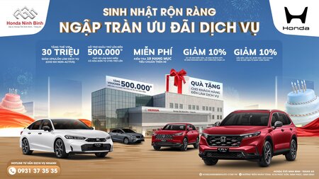 SINH NHẬT RỘN RÀNG – NGẬP TRÀN ƯU ĐÃI DỊCH VỤ