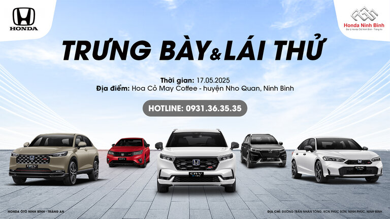 SỰ KIỆN LÁI THỬ CÁC DÒNG XE HONDA ĐỈNH CAO TẠI HUYỆN NHO QUAN