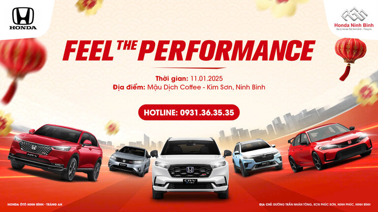 SỰ KIỆN LÁI THỬ VÀ TRƯNG BÀY XE – ĐÓN TẾT CÙNG HONDA Ô TÔ NINH BÌNH - TRÀNG AN
