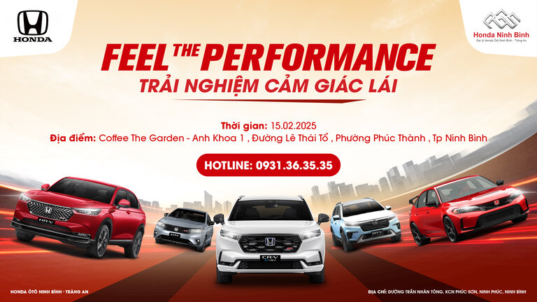 SỰ KIỆN LÁI THỬ VÀ TRƯNG BÀY XE – MỪNG XUÂN CÙNG HONDA Ô TÔ NINH BÌNH - TRÀNG AN