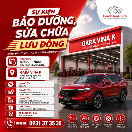 SỰ KIỆN SỬA CHỮA & BẢO DƯỠNG LƯU ĐỘNG TẠI PHỦ LÝ - NINH BÌNH