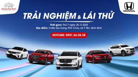 SỰ KIỆN TRẢI NGHIỆM & LÁI THỬ XE HONDA TẠI XÃ Ý YÊN