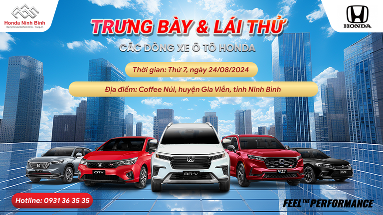 SỰ KIỆN TRƯNG BÀY VÀ LÁI THỬ TẠI GIA VIỄN - NINH BÌNH
