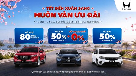 TẾT ĐẾN XUÂN SANG – MUÔN VÀN ƯU ĐÃI  | RƯỚC HONDA, ĐÓN LỘC VÀNG