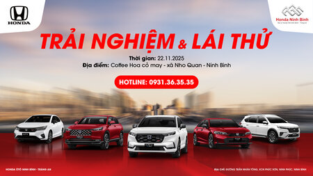 TRẢI NGHIỆM CHUẨN HONDA – LÁI THỬ ĐỂ CẢM NHẬN SỰ KHÁC BIỆT TẠI NHO QUAN!
