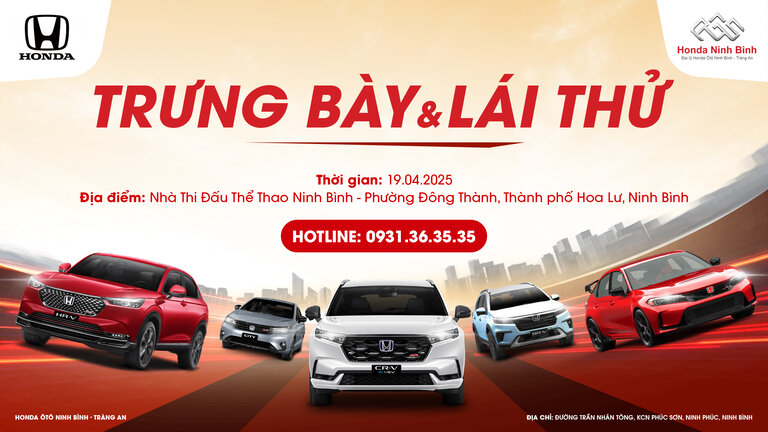 TRẢI NGHIỆM LÁI THỬ CÁC DÒNG XE Ô TÔ HONDA ĐỈNH CAO
