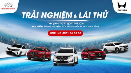 TRẢI NGHIỆM LÁI THỬ XE HONDA TẠI NGHĨA HƯNG - NINH BÌNH