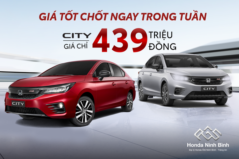 Tuần lễ vàng nhận xe Honda City giá chỉ từ 439 triệu đồng