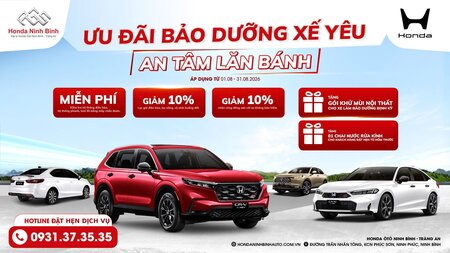 ƯU ĐÃI BẢO DƯỠNG XẾ YÊU – AN TÂM LĂN BÁNH