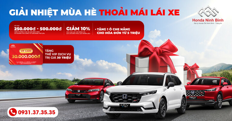 ƯU ĐÃI DỊCH VỤ THÁNG 8 GIẢI NHIỆT MÙA HÈ - THOẢI MÁI LÁI XE
